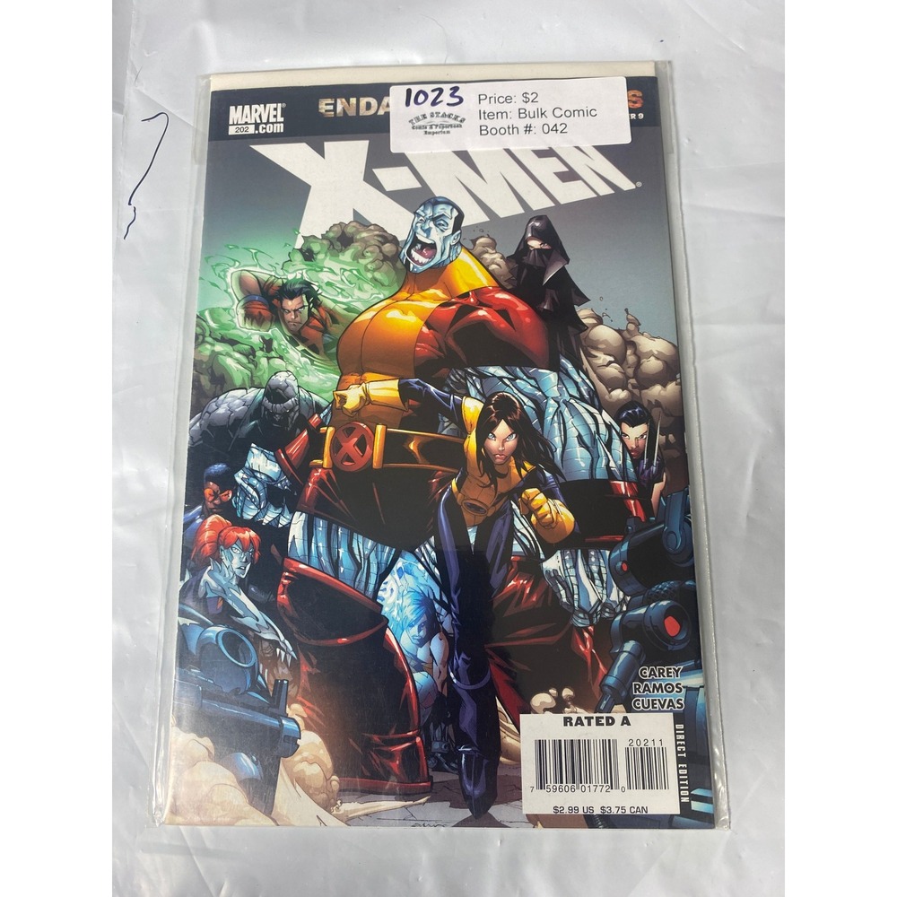Marvel X-Men #202 Endangered Species Part 9 2007 Mike Carey Humberto Ramos Comic